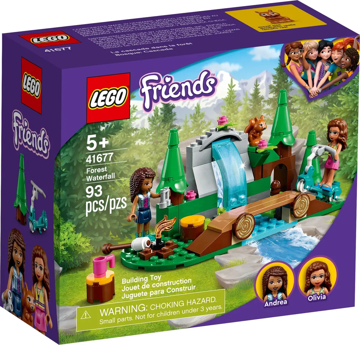 LEGO Friends 41677 Forest Waterfall set, image 2
