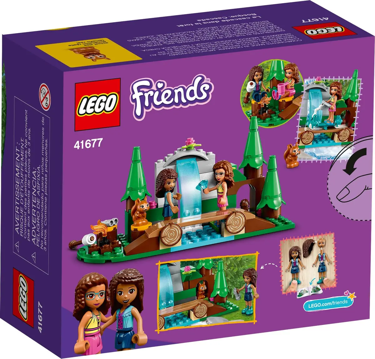 LEGO Friends 41677 Forest Waterfall set, image 3