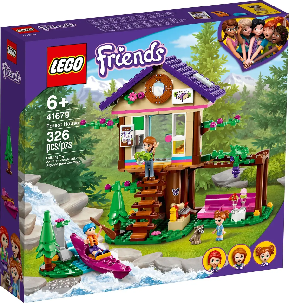 LEGO Friends 41679 Forest House set, image 2