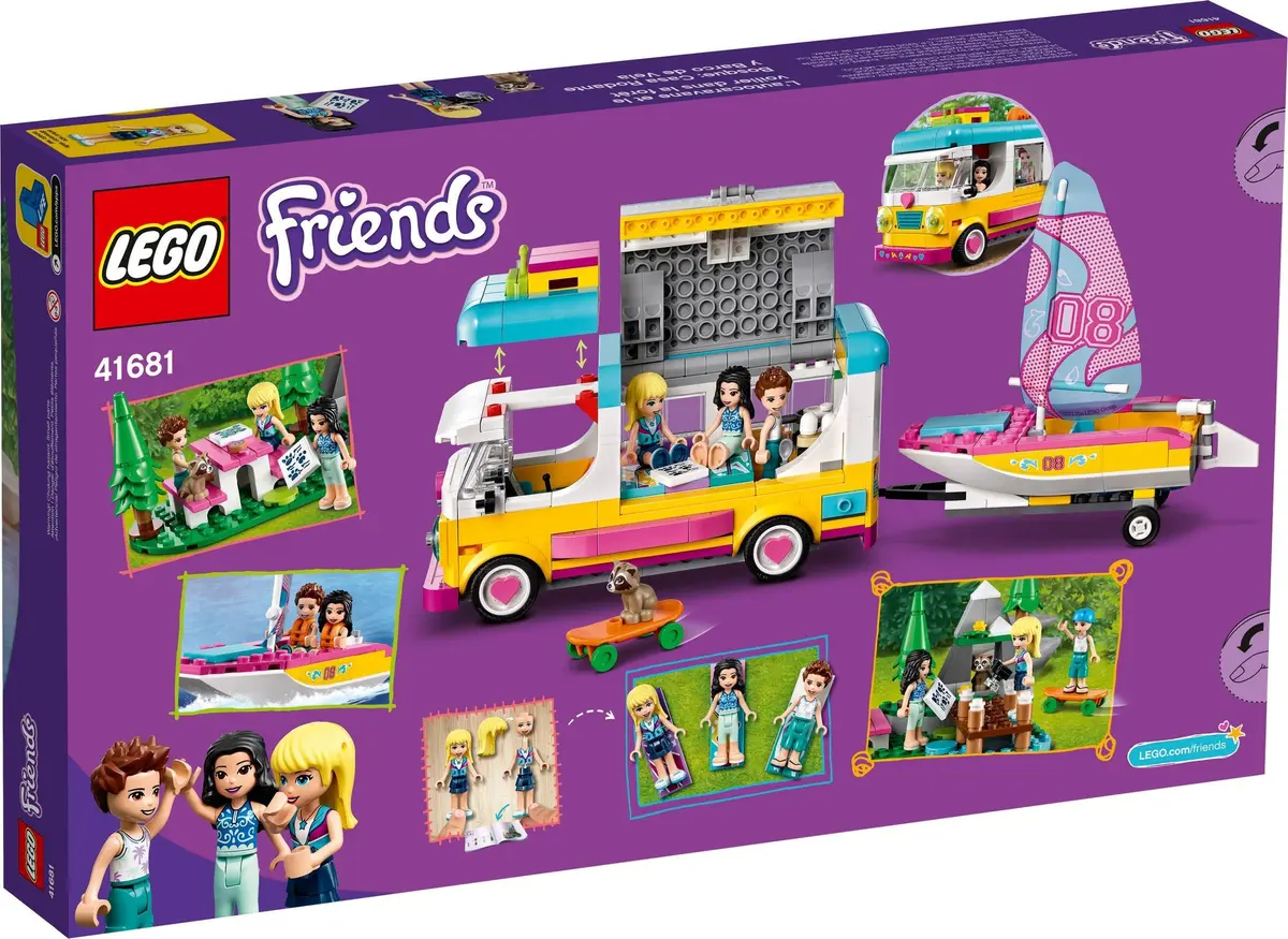 LEGO Friends 41681 Forest Camper Van and Sailboat set, image 11