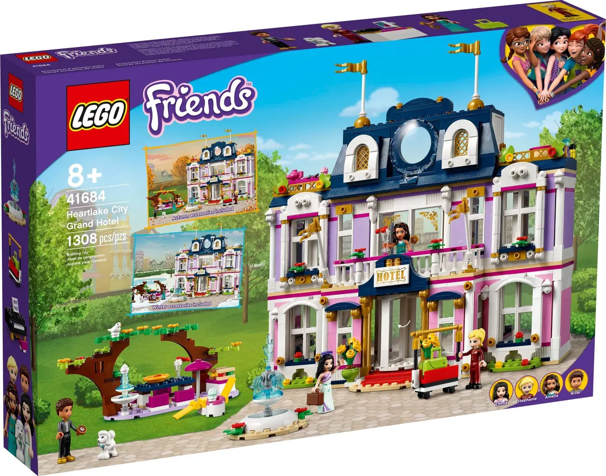 LEGO Friends 41684 Heartlake City Grand Hotel set, image 2