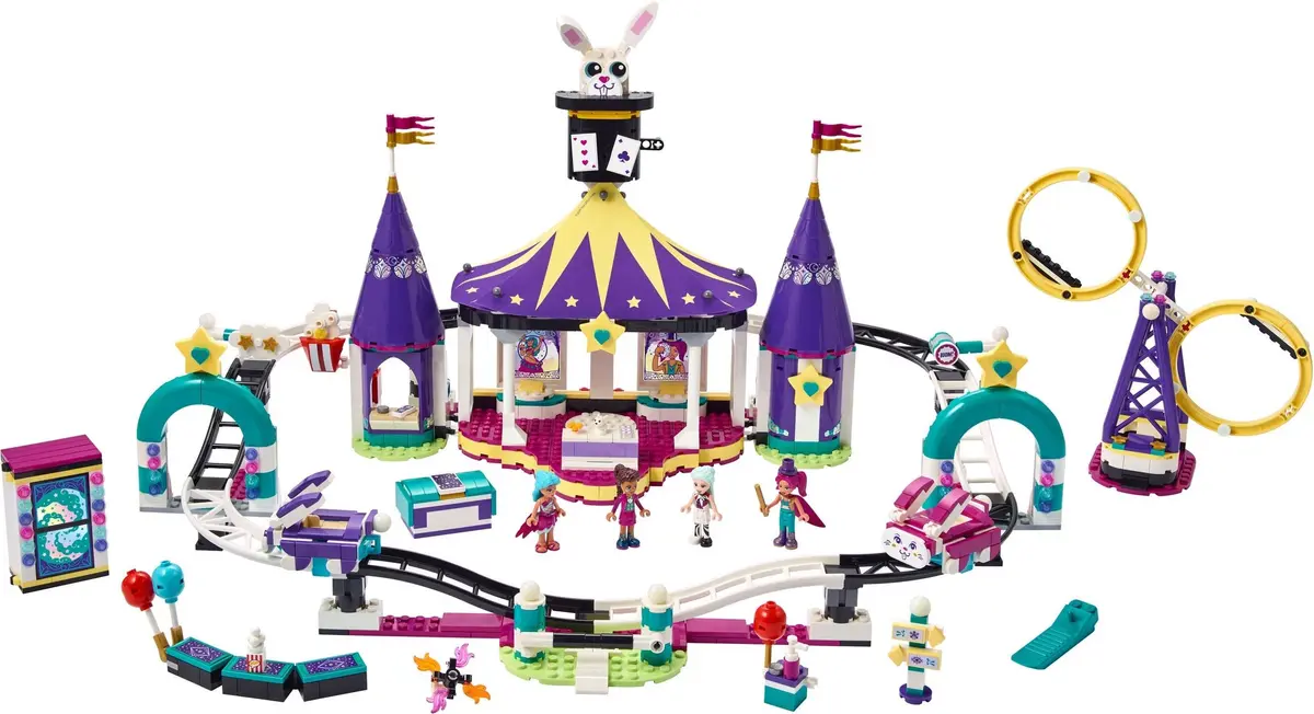 LEGO Friends 41685 Magical Funfair Roller Coaster set