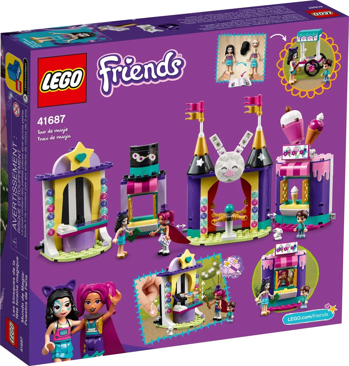 LEGO Friends 41687 Magical Funfair Stalls set, image 7