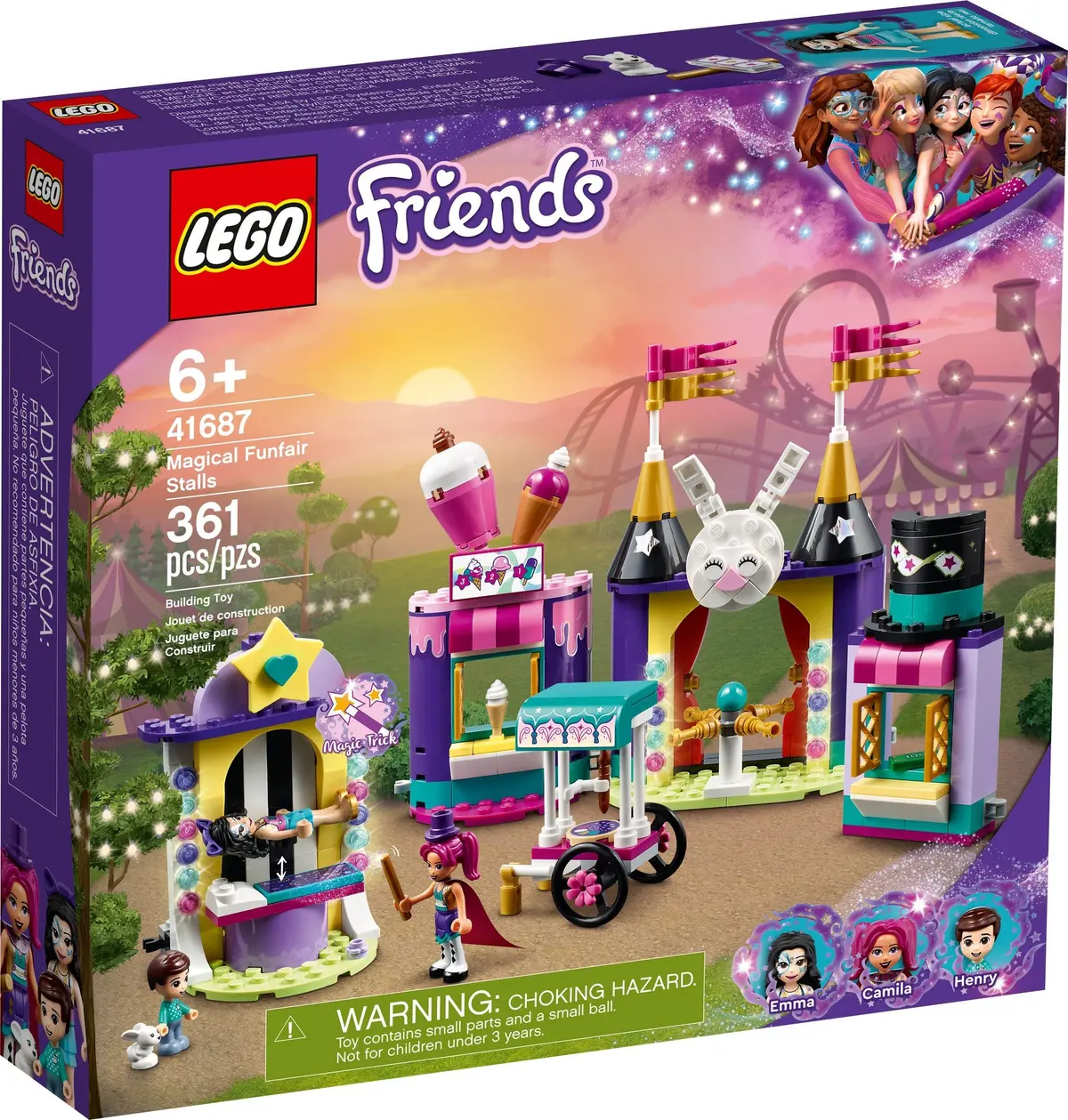 LEGO Friends 41687 Magical Funfair Stalls set, image 2