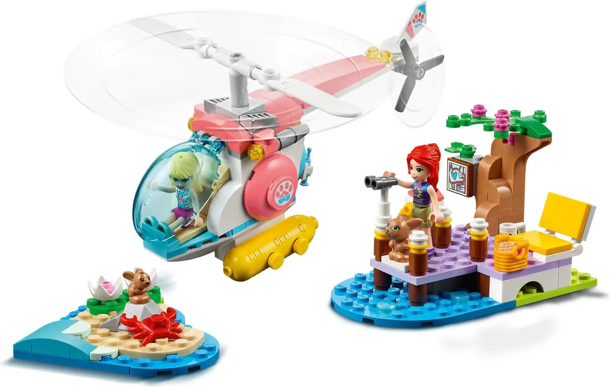 LEGO Friends 41692 Vet Clinic Rescue Helicopter set, image 9