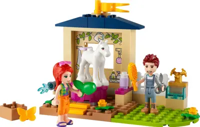 LEGO Friends 41696 Pony-Washing Stable set