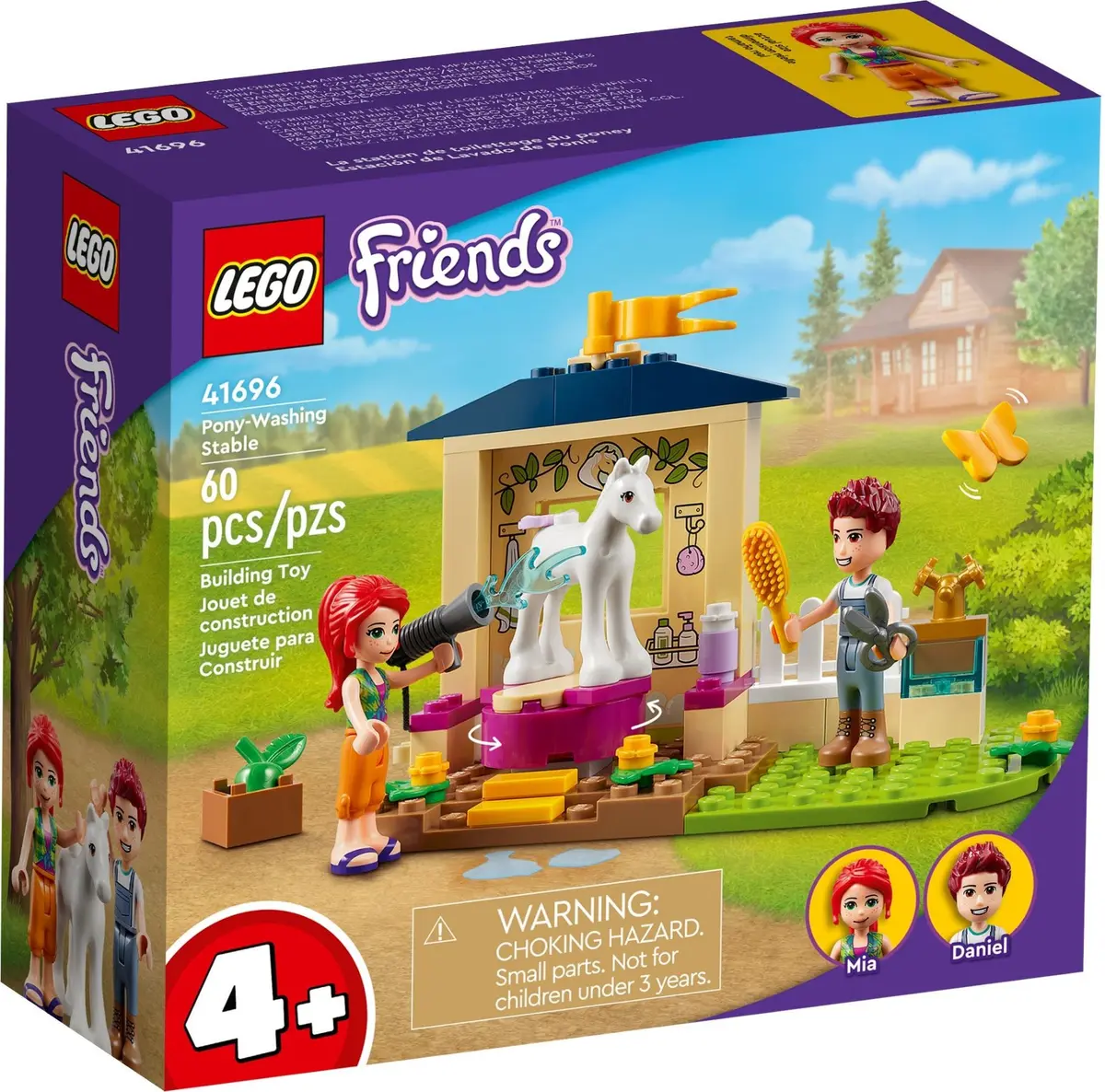 LEGO Friends 41696 Pony-Washing Stable set, image 2