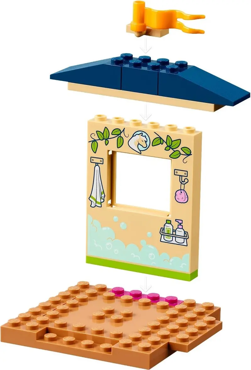 LEGO Friends 41696 Pony-Washing Stable set, image 5