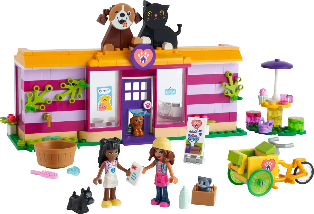 LEGO Friends 41699 Pet Adoption Café set