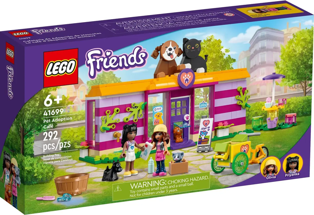 LEGO Friends 41699 Pet Adoption Café set, image 2