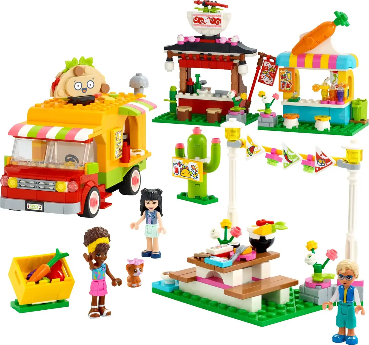 LEGO Friends 41701 Street Food Market set
