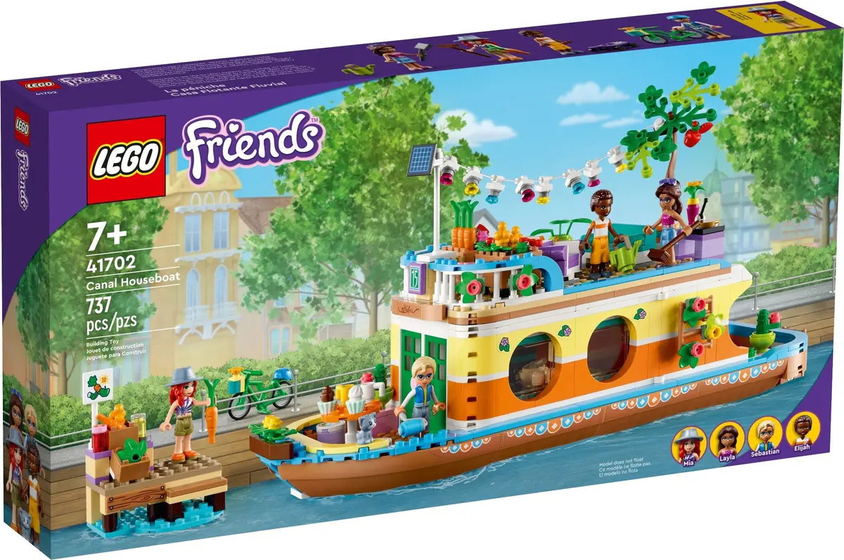 LEGO Friends 41702 Canal Houseboat set, image 2