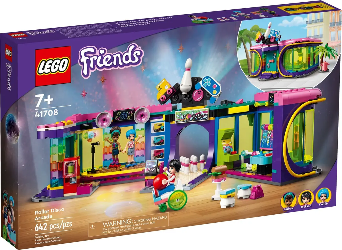 LEGO Friends 41708 Roller Disco Arcade set, image 2