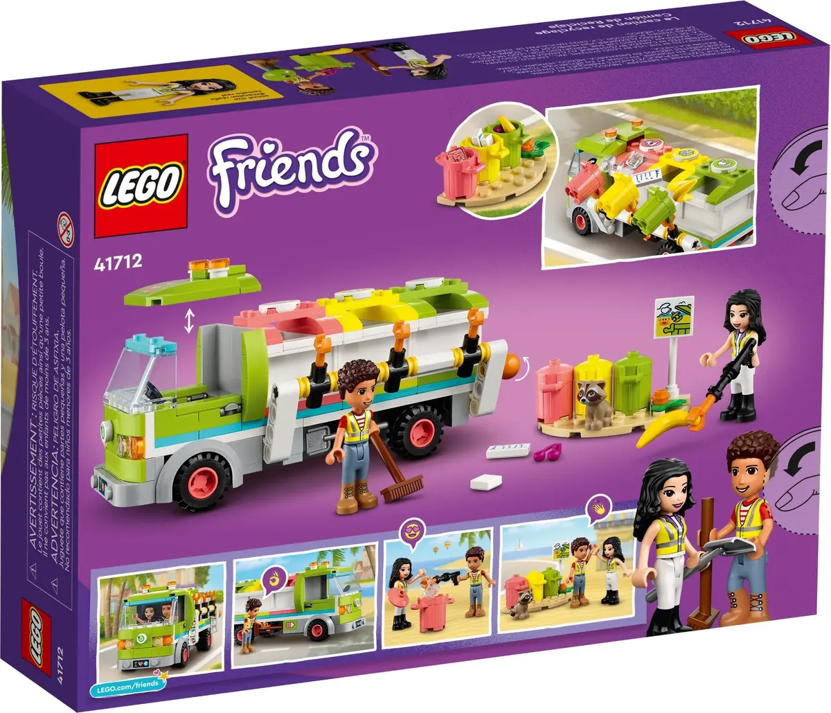 LEGO Friends 41712 Recycling Truck set, image 8