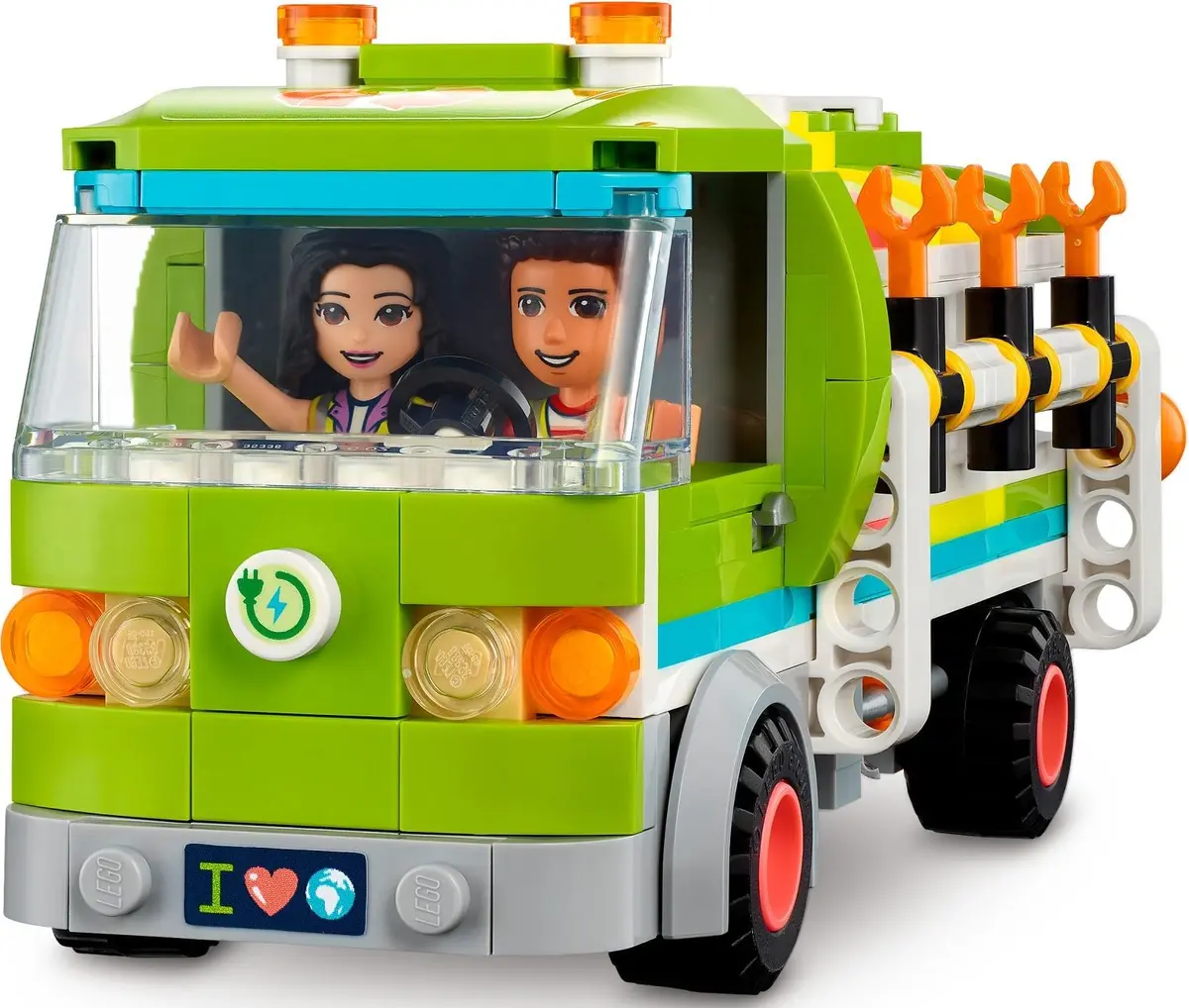 LEGO Friends 41712 Recycling Truck set, image 3
