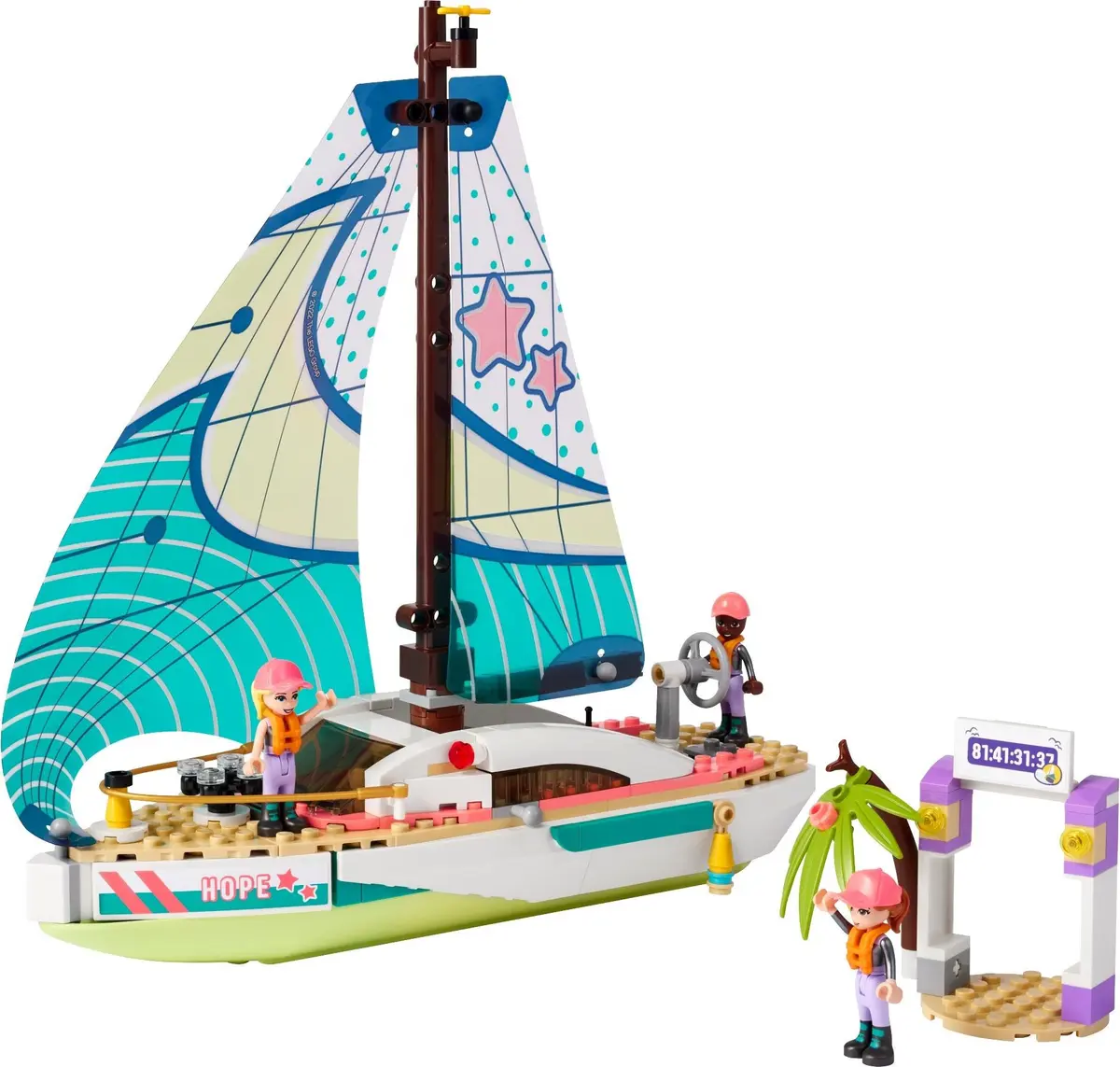 LEGO Friends 41716 Stephanie's Sailing Adventure set