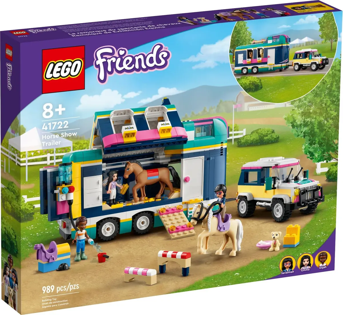 LEGO Friends 41722 Horse Show Trailer set, image 2