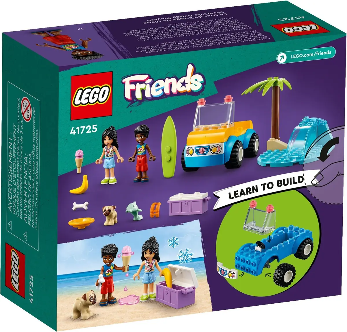 LEGO Friends 41725 Beach Buggy Fun set, image 4