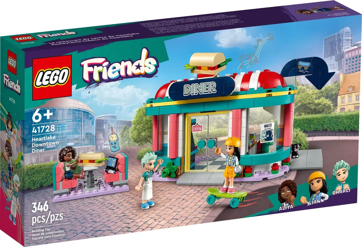 LEGO Friends 41728 Heartlake Downtown Diner set, image 2