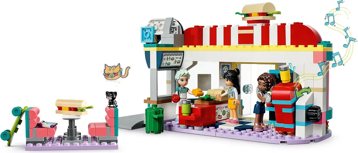 LEGO Friends 41728 Heartlake Downtown Diner set, image 4