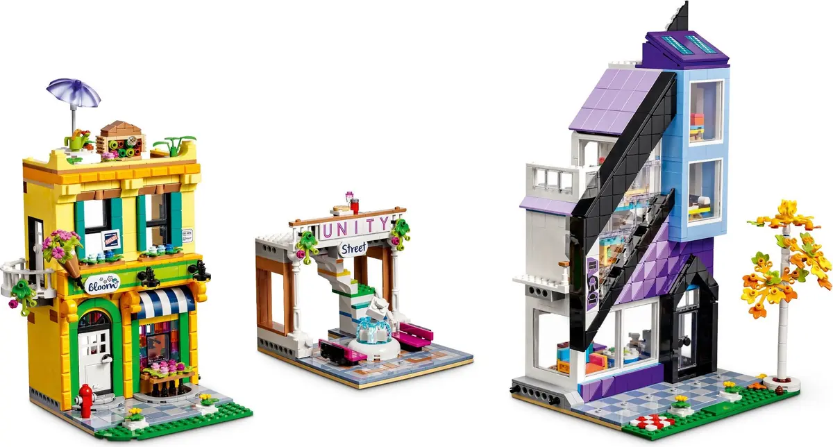 LEGO Friends 41732 Downtown Flower and Design Stores set, image 7