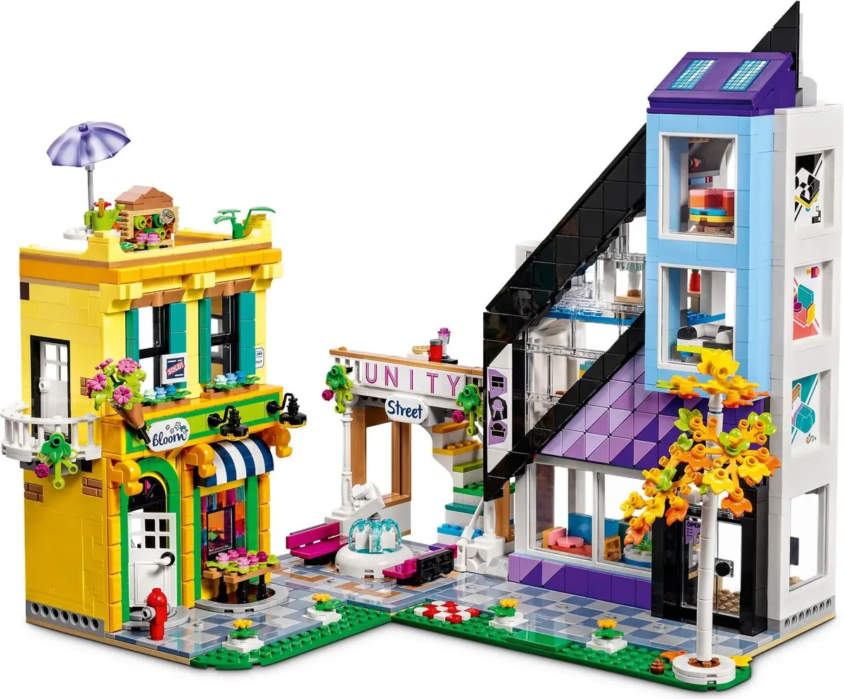 LEGO Friends 41732 Downtown Flower and Design Stores set, image 6