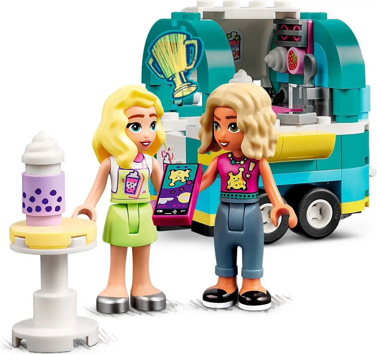 LEGO Friends 41733 Mobile Bubble Tea Shop set, image 4