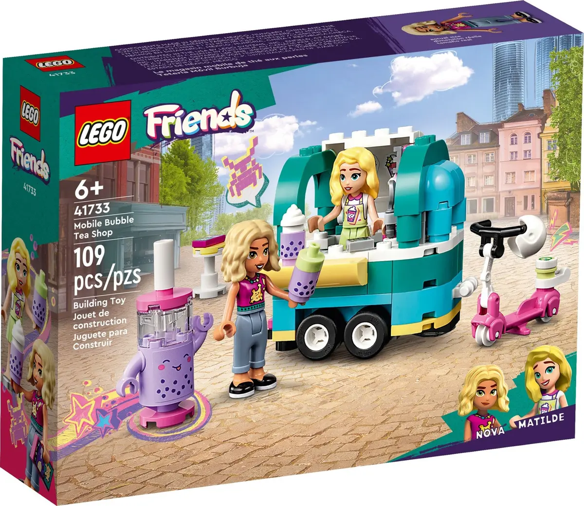 LEGO Friends 41733 Mobile Bubble Tea Shop set, image 2