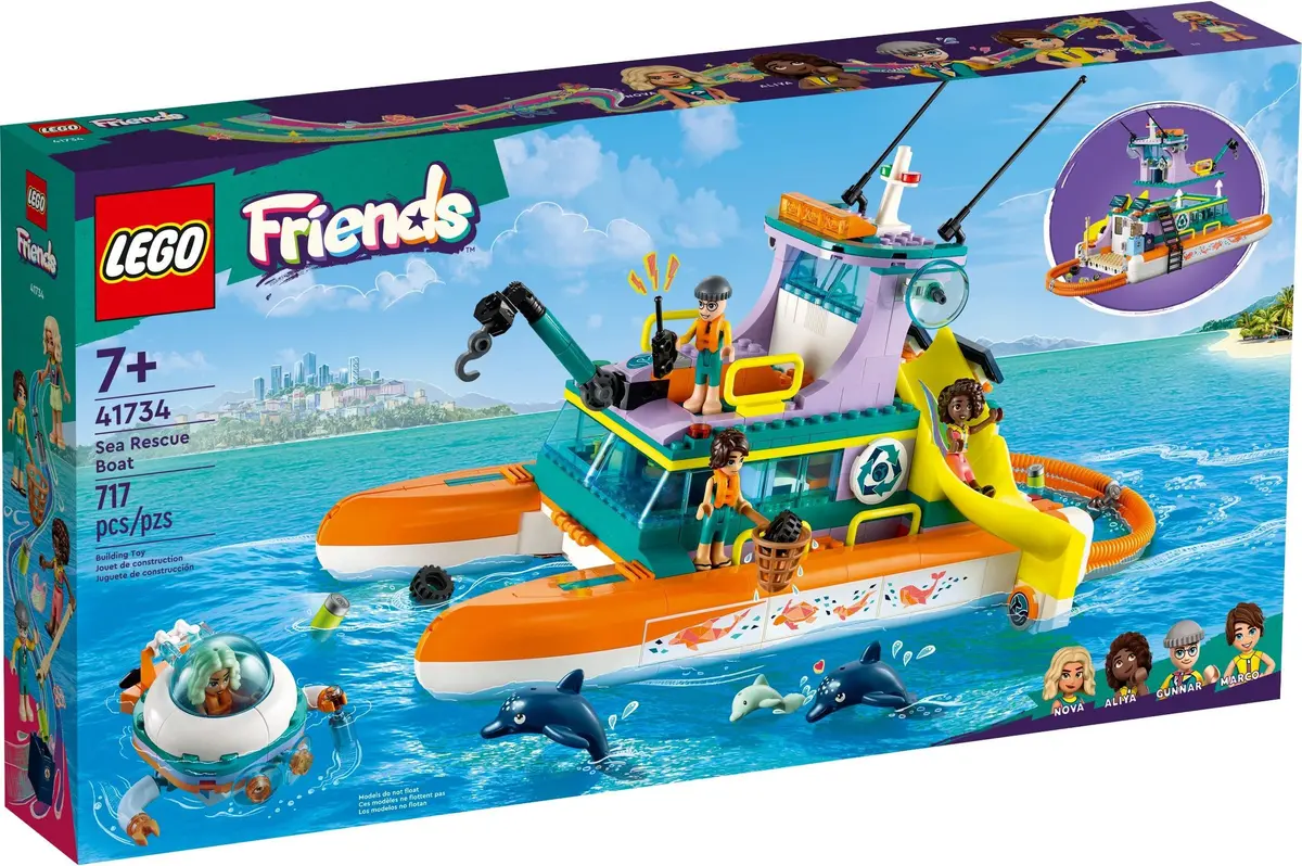 LEGO Friends 41734 Sea Rescue Boat set, image 2