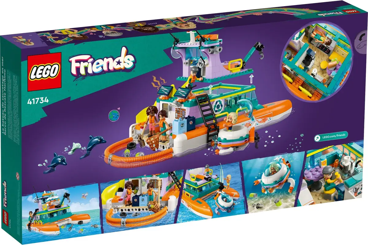LEGO Friends 41734 Sea Rescue Boat set, image 12