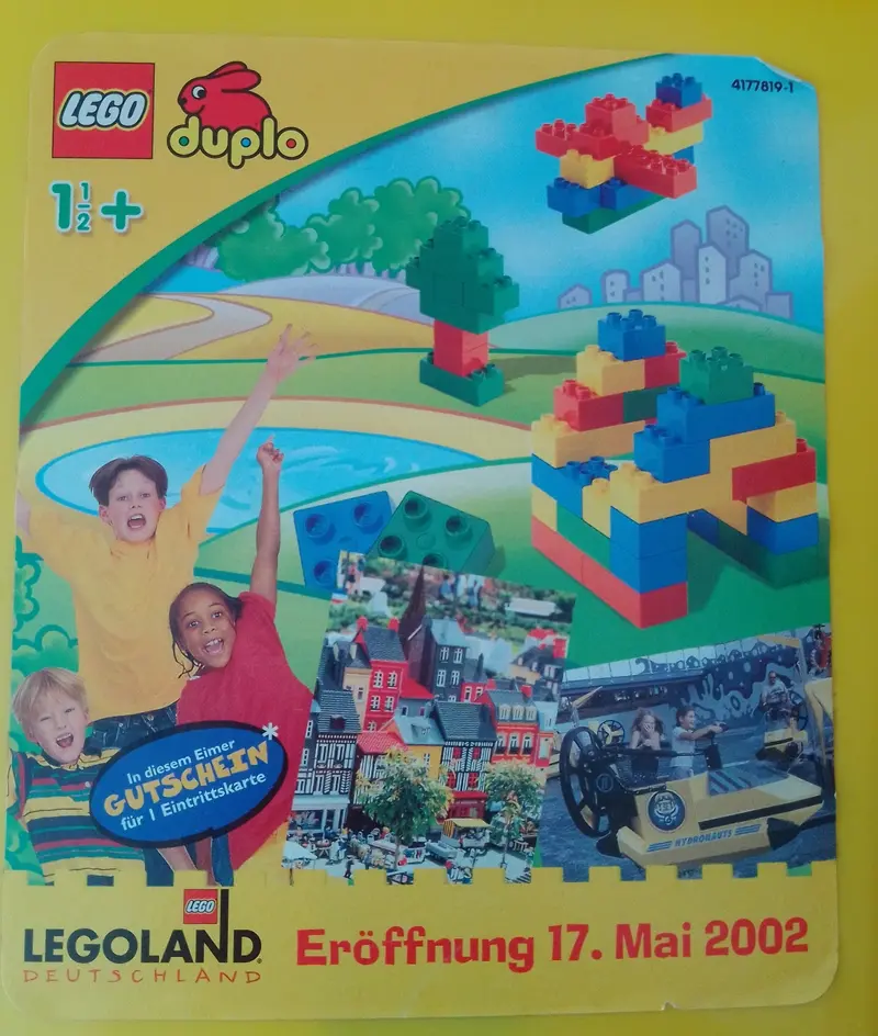 LEGO DUPLO 4173427 LEGOLAND Germany Yellow Bucket set