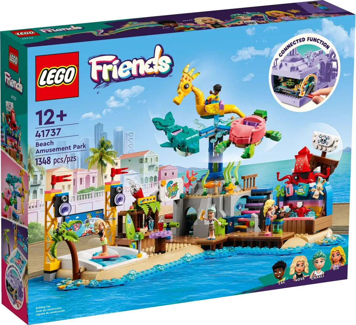 LEGO Friends 41737 Beach Amusement Park set, image 2