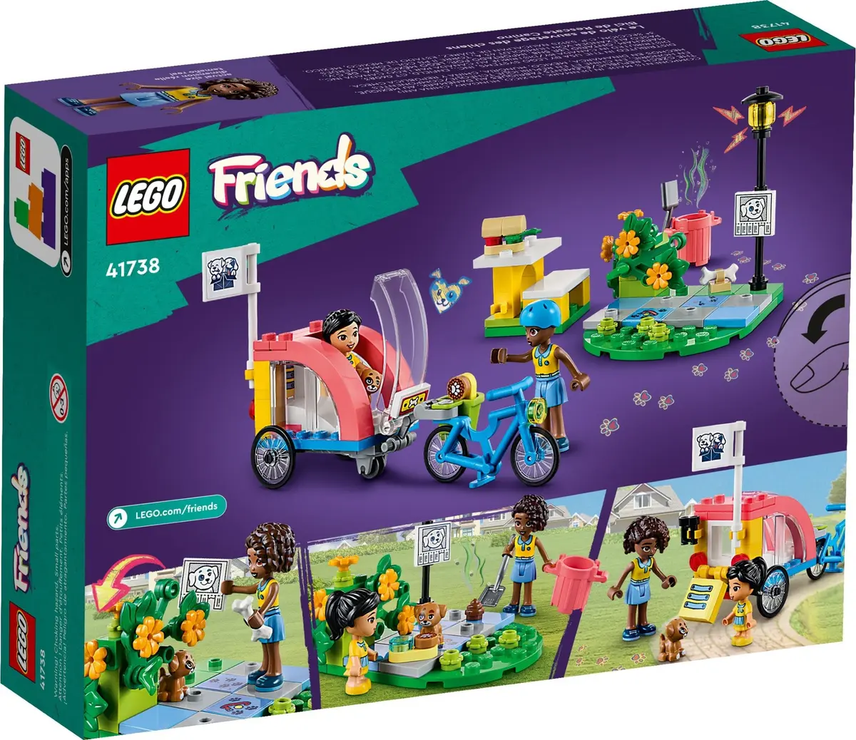 LEGO Friends 41738 Dog Rescue Bike set, image 7
