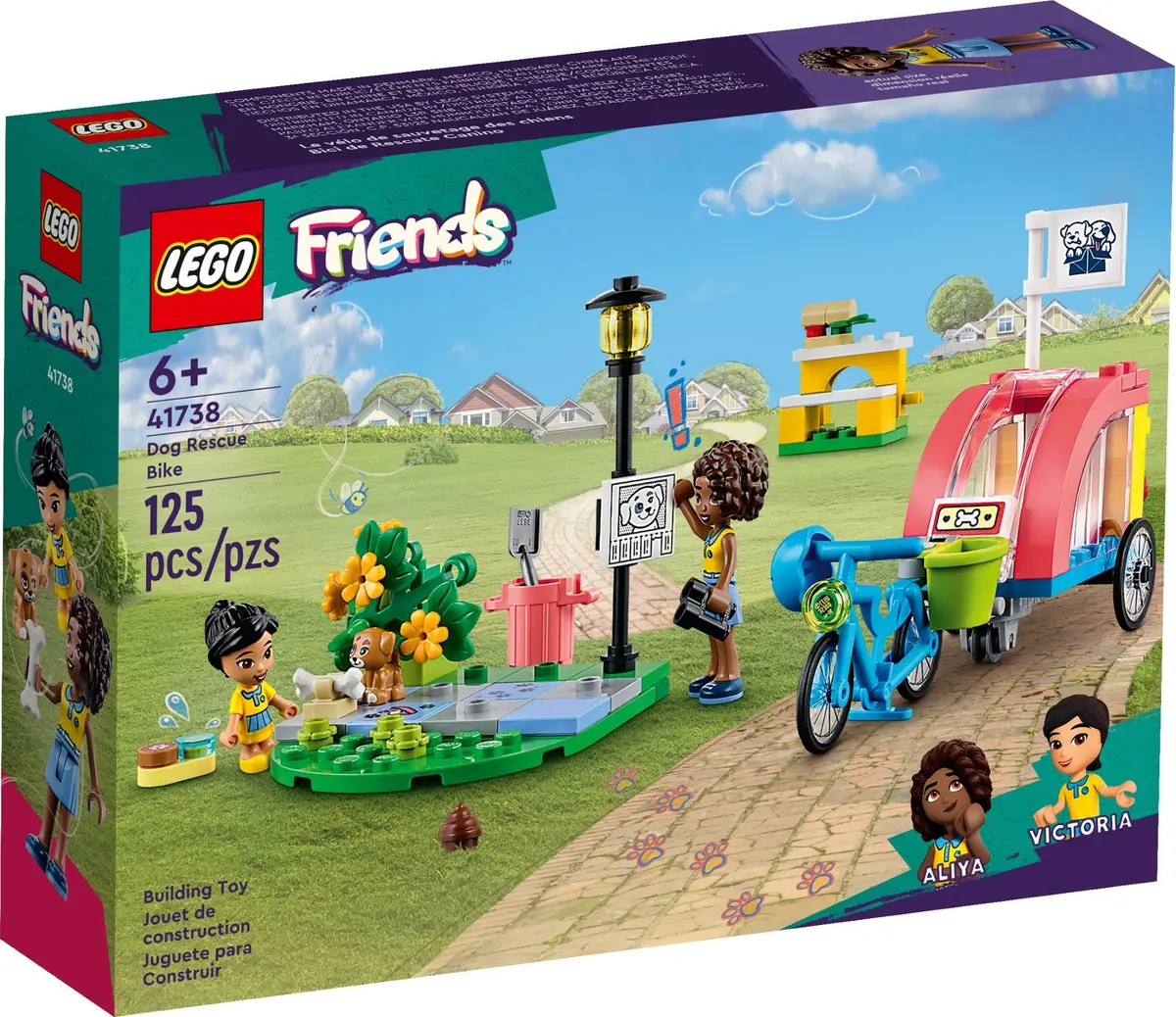 LEGO Friends 41738 Dog Rescue Bike set, image 2