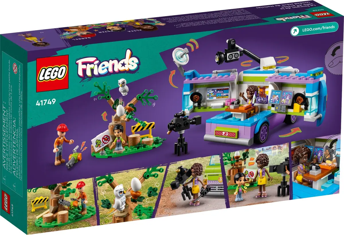 LEGO Friends 41749 Newsroom Van set, image 8