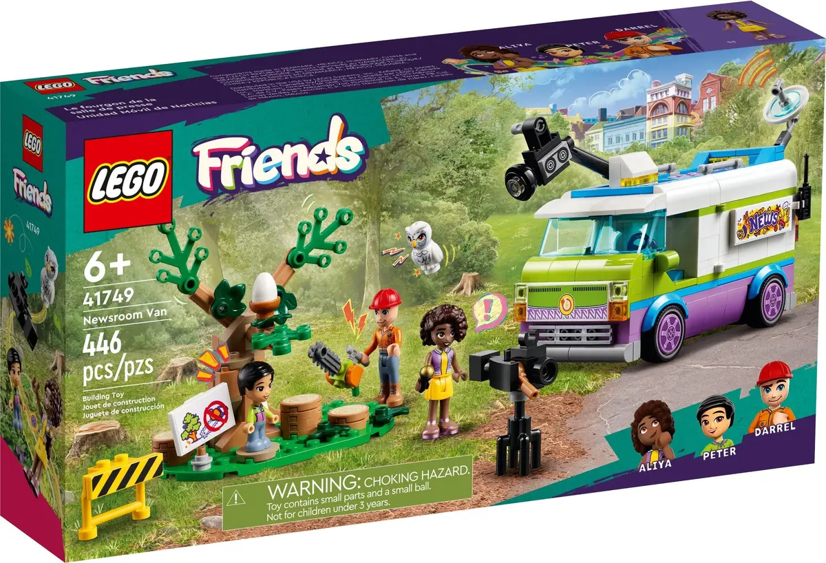 LEGO Friends 41749 Newsroom Van set, image 2