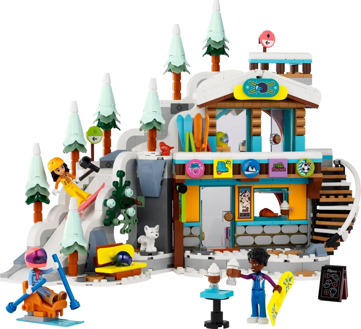 LEGO Friends 41756 Holiday Ski Slope and Cafe set