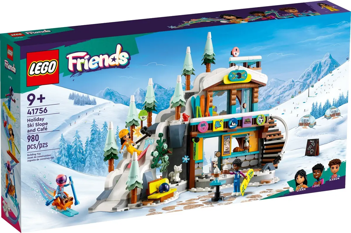 LEGO Friends 41756 Holiday Ski Slope and Cafe set, image 2