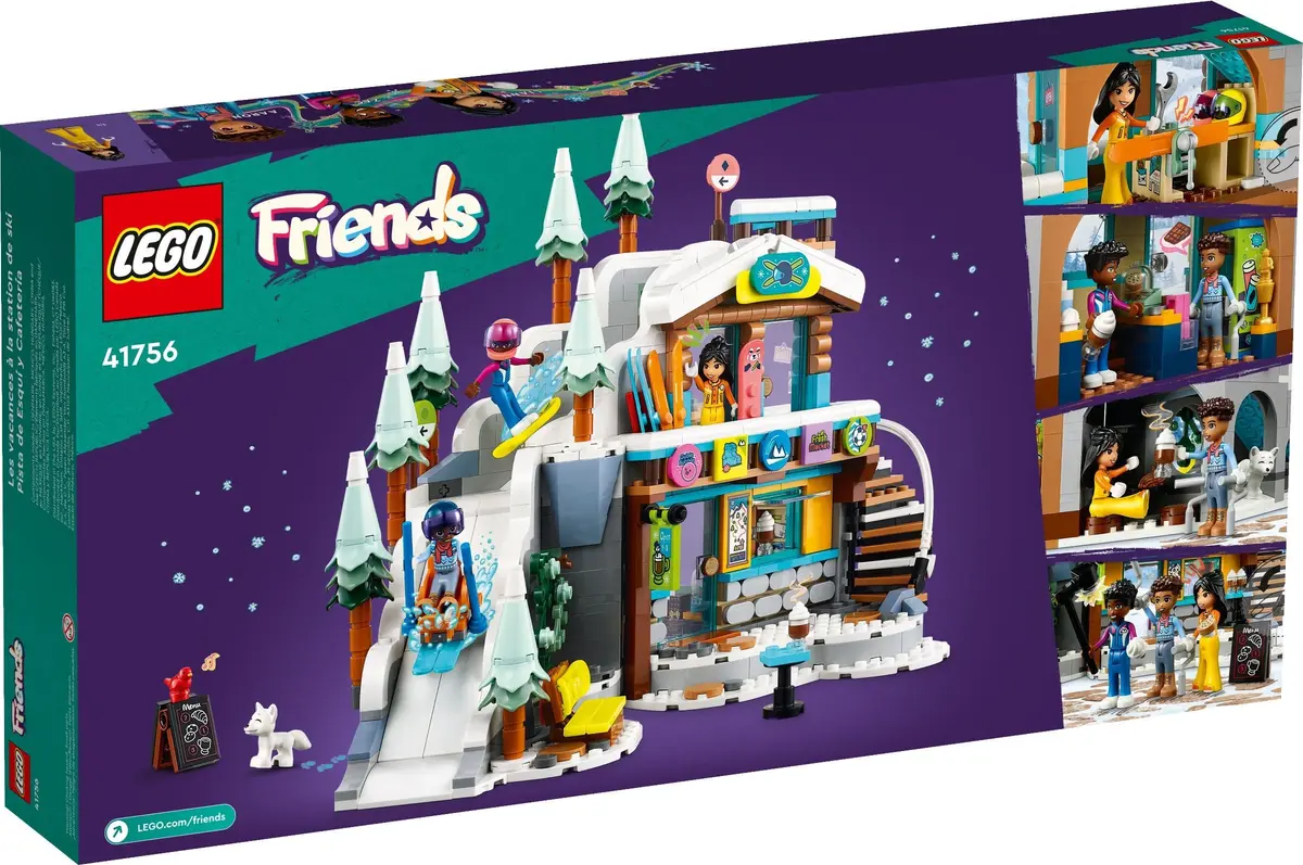 LEGO Friends 41756 Holiday Ski Slope and Cafe set, image 3