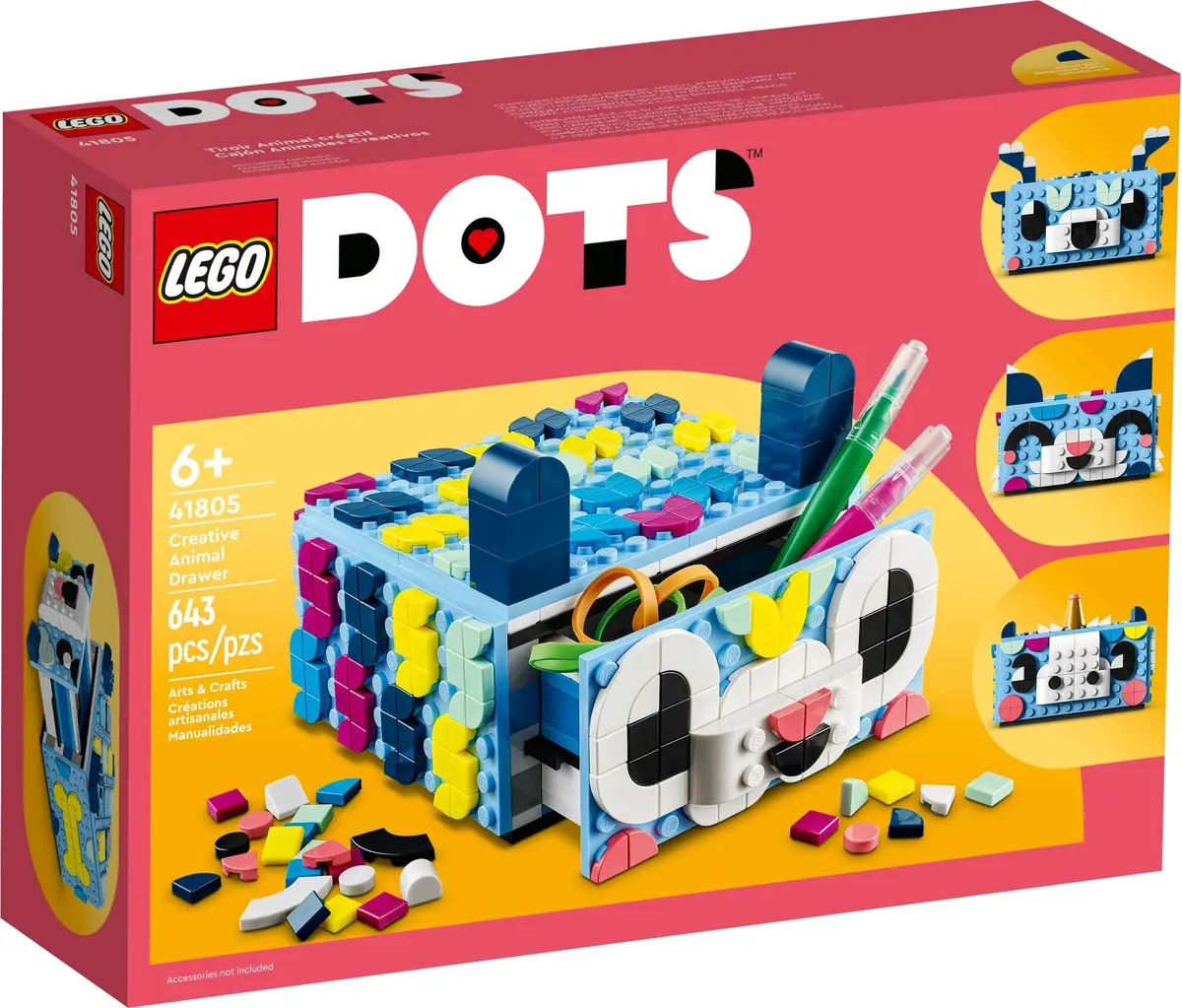 LEGO Dots 41805 Creative Animal Drawer set, image 2