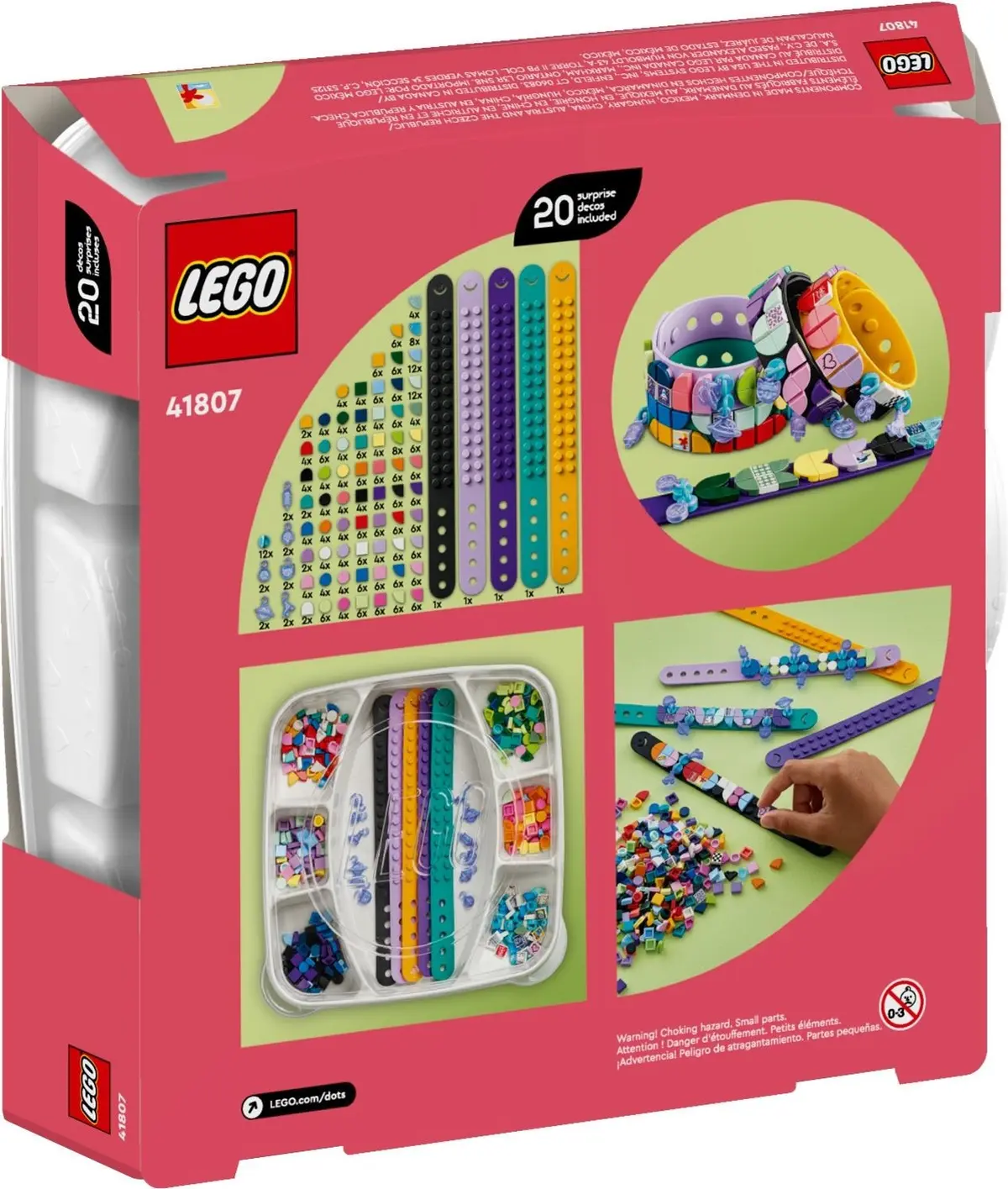 LEGO Dots 41807 Bracelet Designer Mega Pack set, image 5