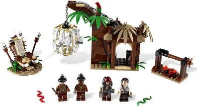 LEGO Pirates of the Caribbean 4182 The Cannibal Escape set
