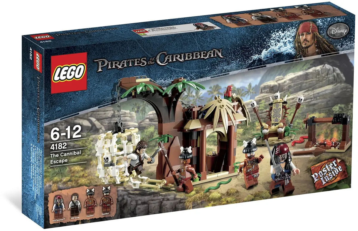 LEGO Pirates of the Caribbean 4182 The Cannibal Escape set, image 9