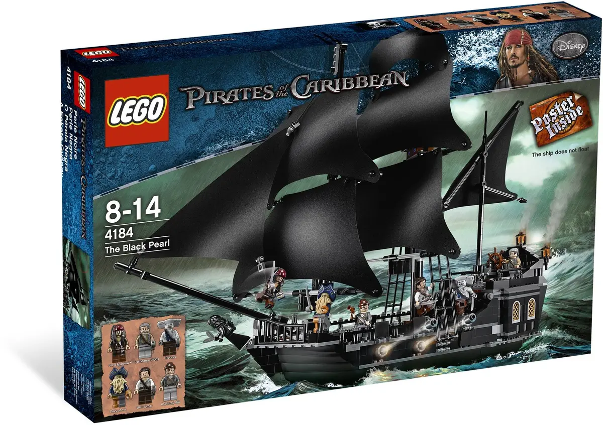 LEGO Pirates of the Caribbean 4184 The Black Pearl set, image 2