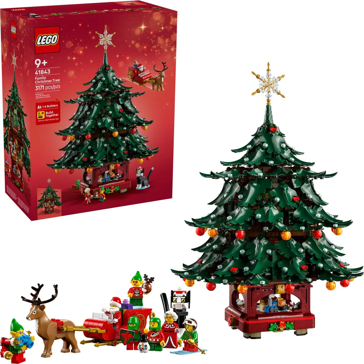 LEGO Seasonal 41843 Family Christmas Tree Decoration set, image 3