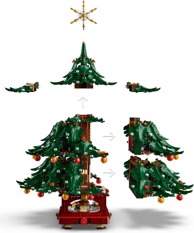 LEGO Seasonal 41843 Family Christmas Tree Decoration set, image 12