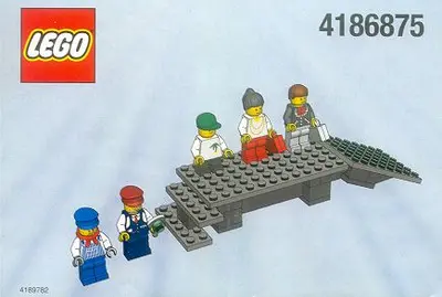 LEGO Trains 4186875 Platform and Mini-Figures set