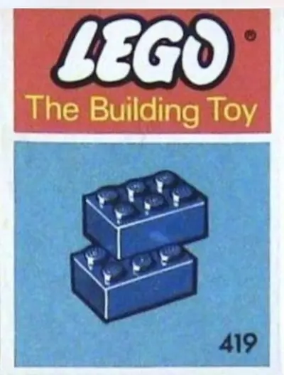 LEGO System 419 2 x 3 Bricks (The Building Toy) set