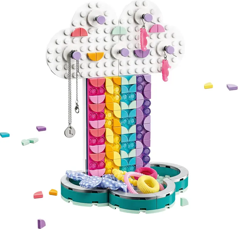 LEGO Dots 41905 Rainbow Jewellery Stand set