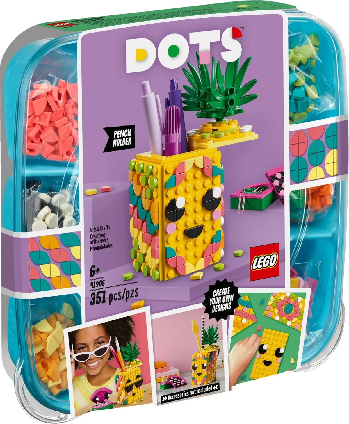 LEGO Dots 41906 Pineapple Pencil Holder set, image 2